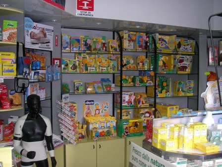 Il reparto alimenti per neonati